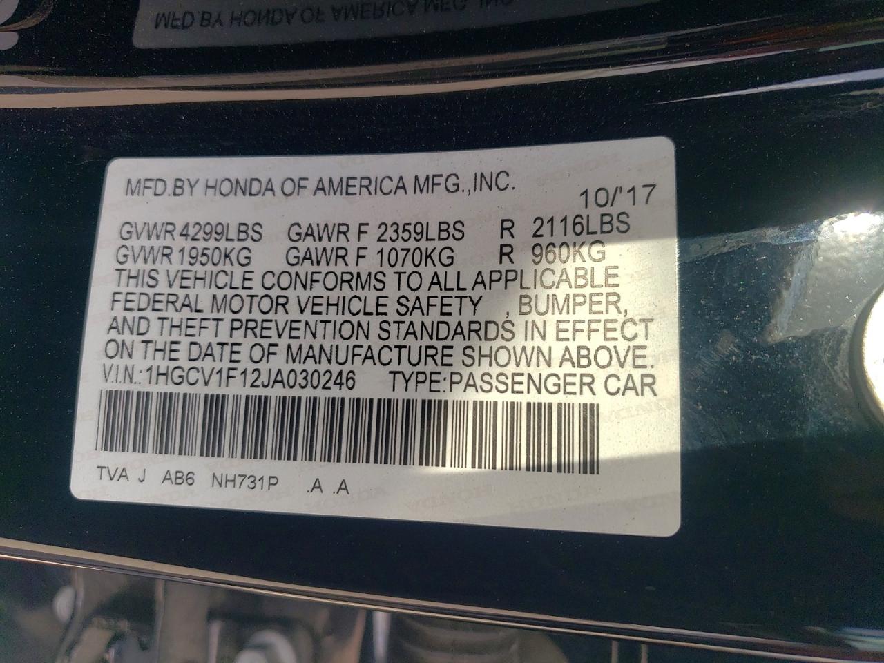 Honda Accord Lx