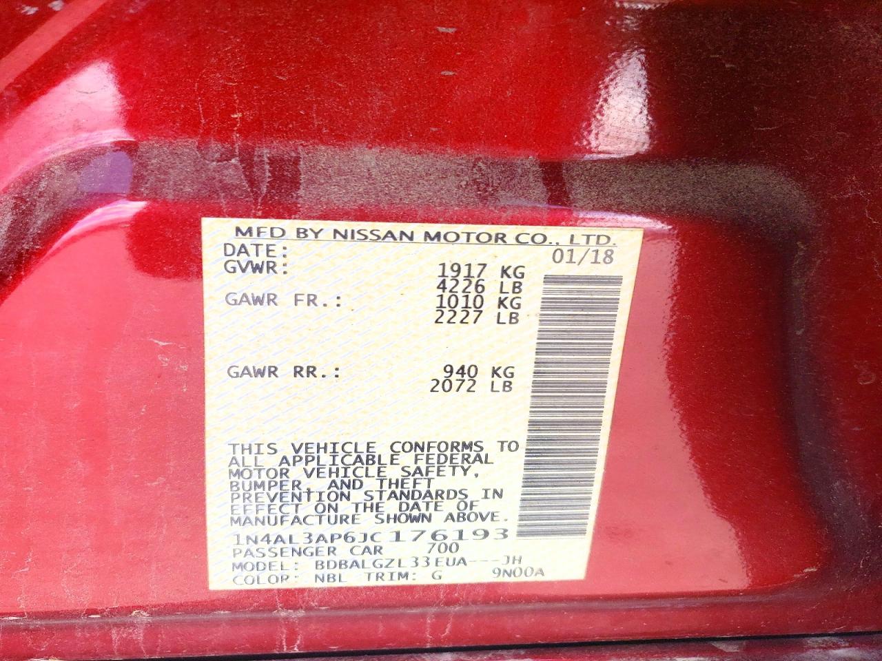 Nissan Altima 2.5 S