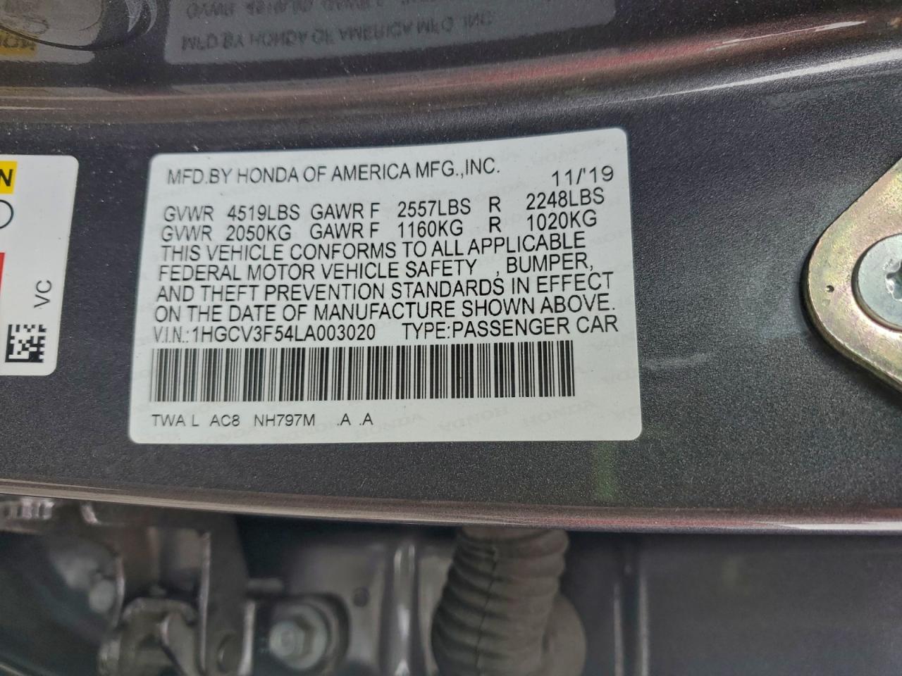 Honda Accord Hybrid Exl