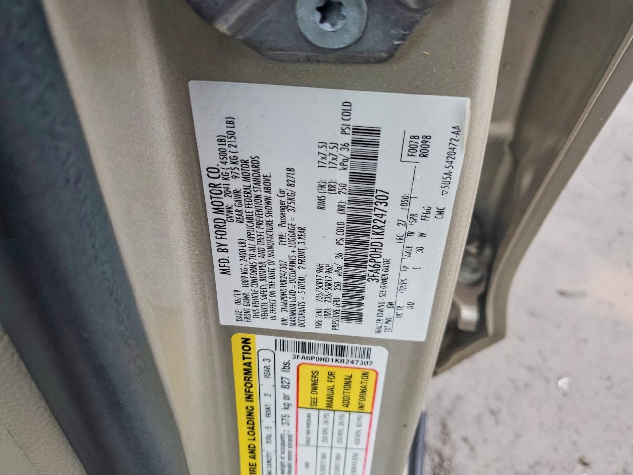Ford Fusion Se
