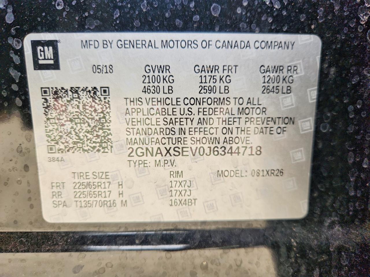 Chevrolet Equinox Lt