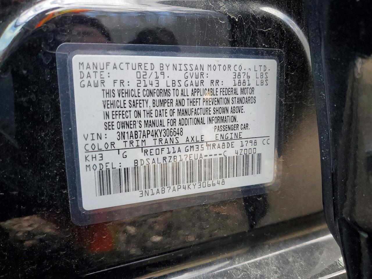 Nissan Sentra Sr