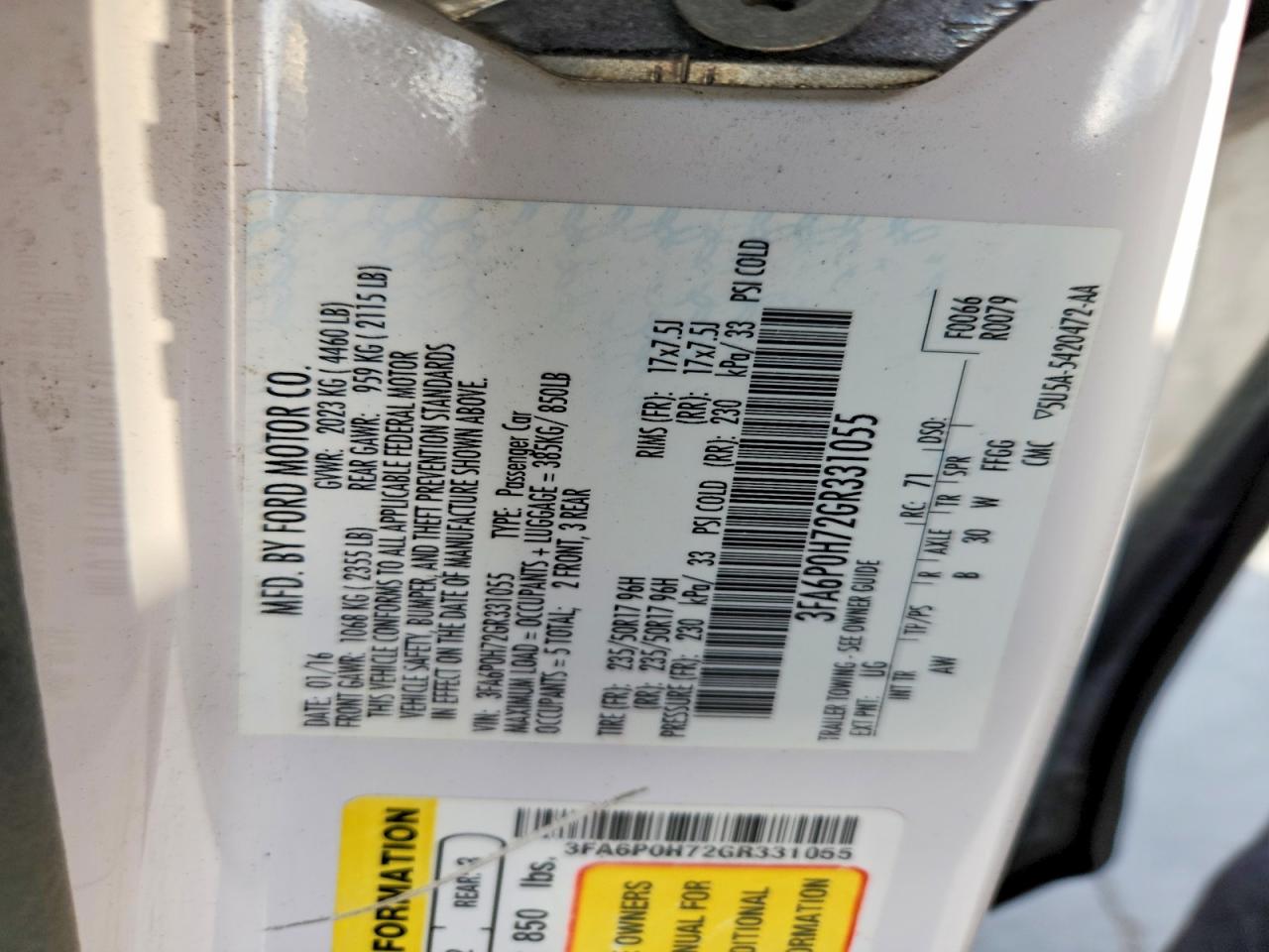 Ford Fusion Se