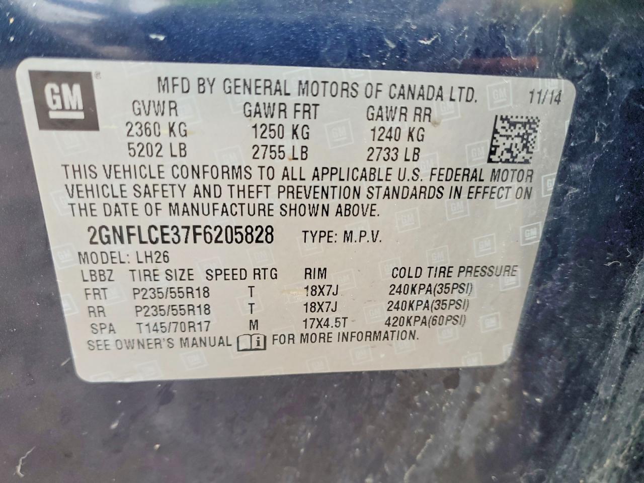 Chevrolet Equinox Lt