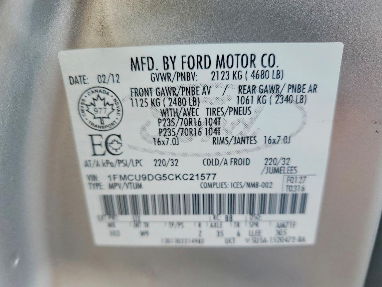 Ford Escape Xlt