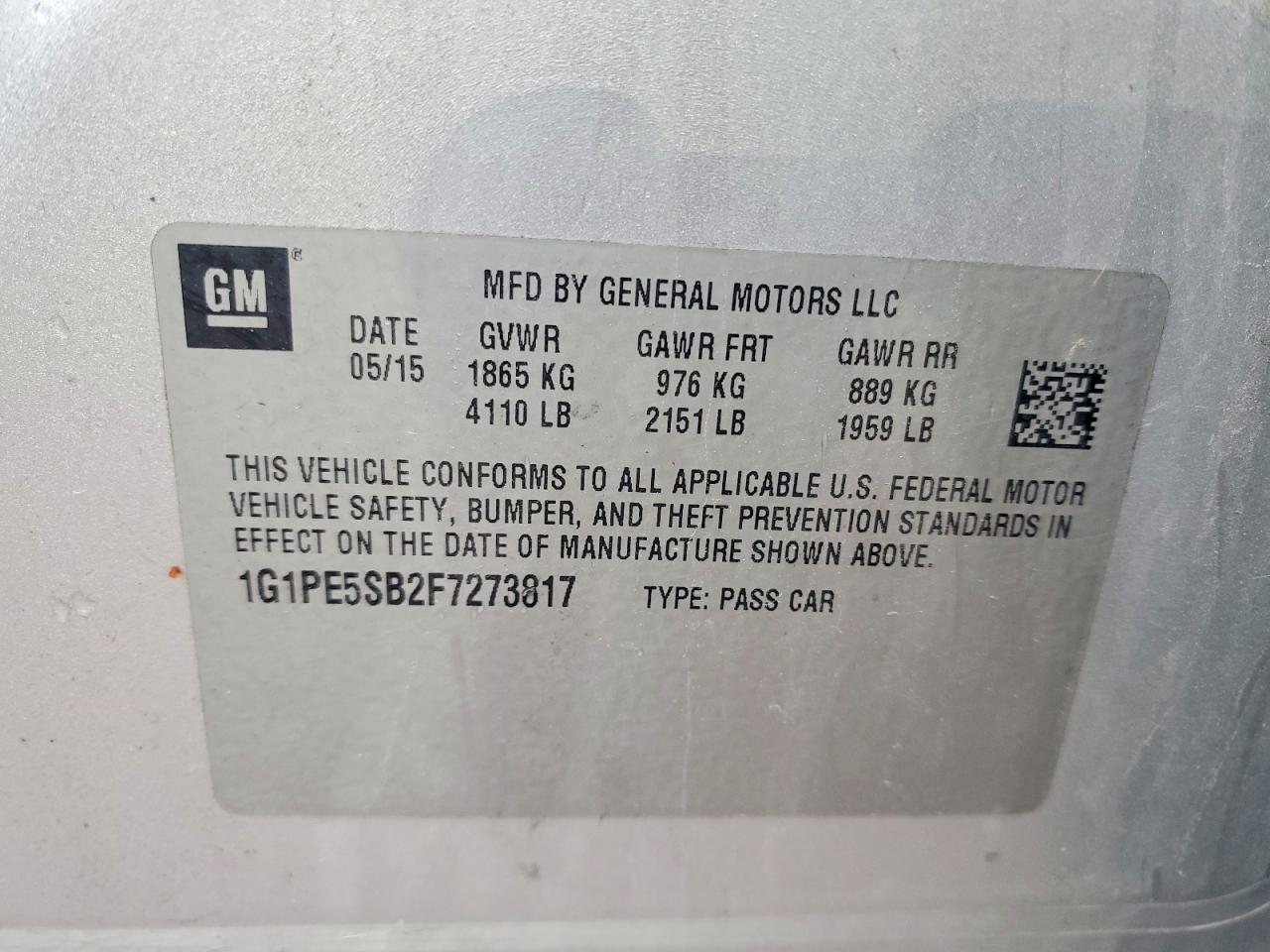 Chevrolet Cruze Lt