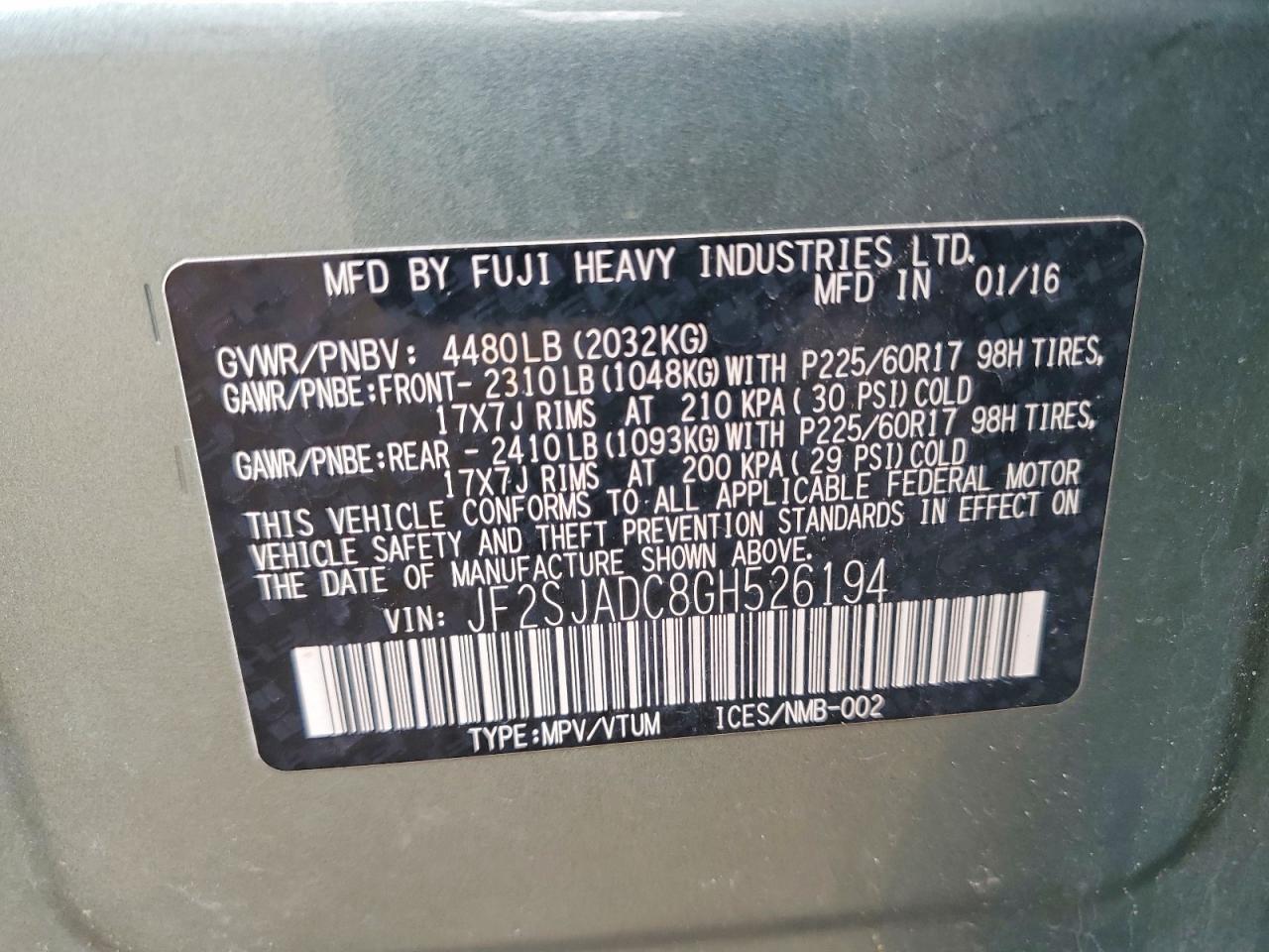 Subaru Forester 2.5i Premium
