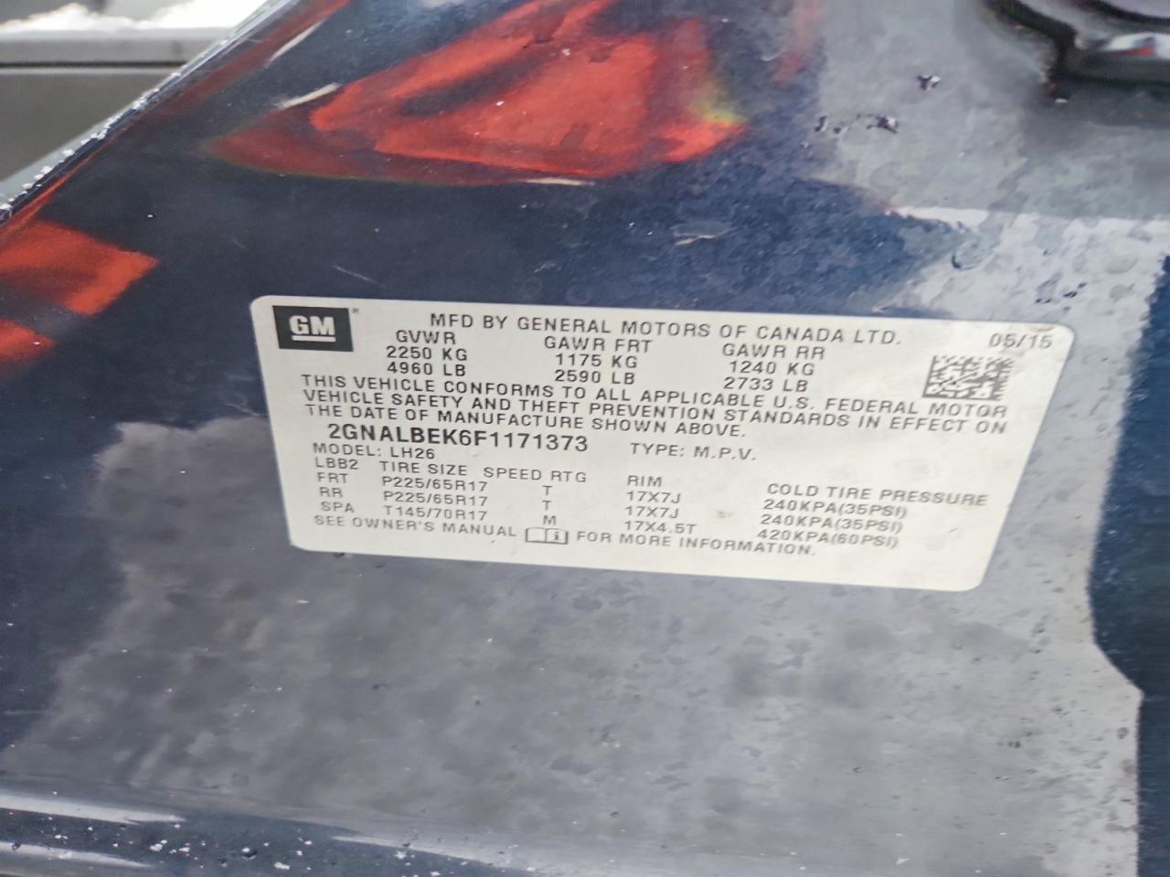 Chevrolet Equinox Lt