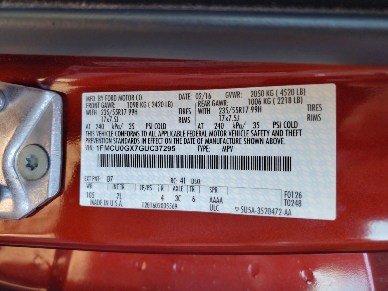 Ford Escape Se