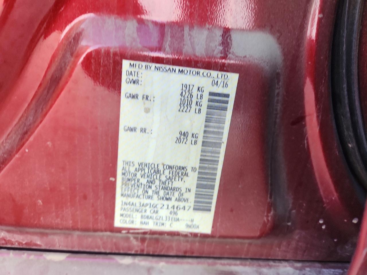 Nissan Altima 2.5 S