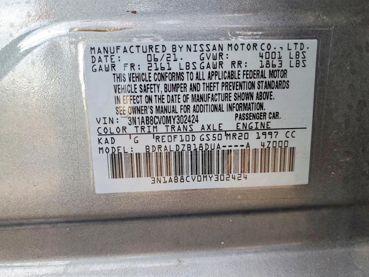 Nissan Sentra Sv