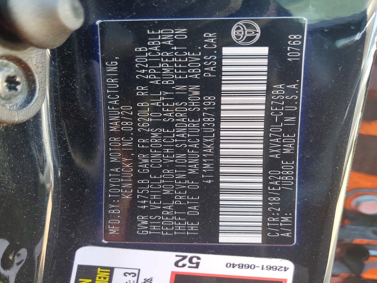 Toyota Camry Se