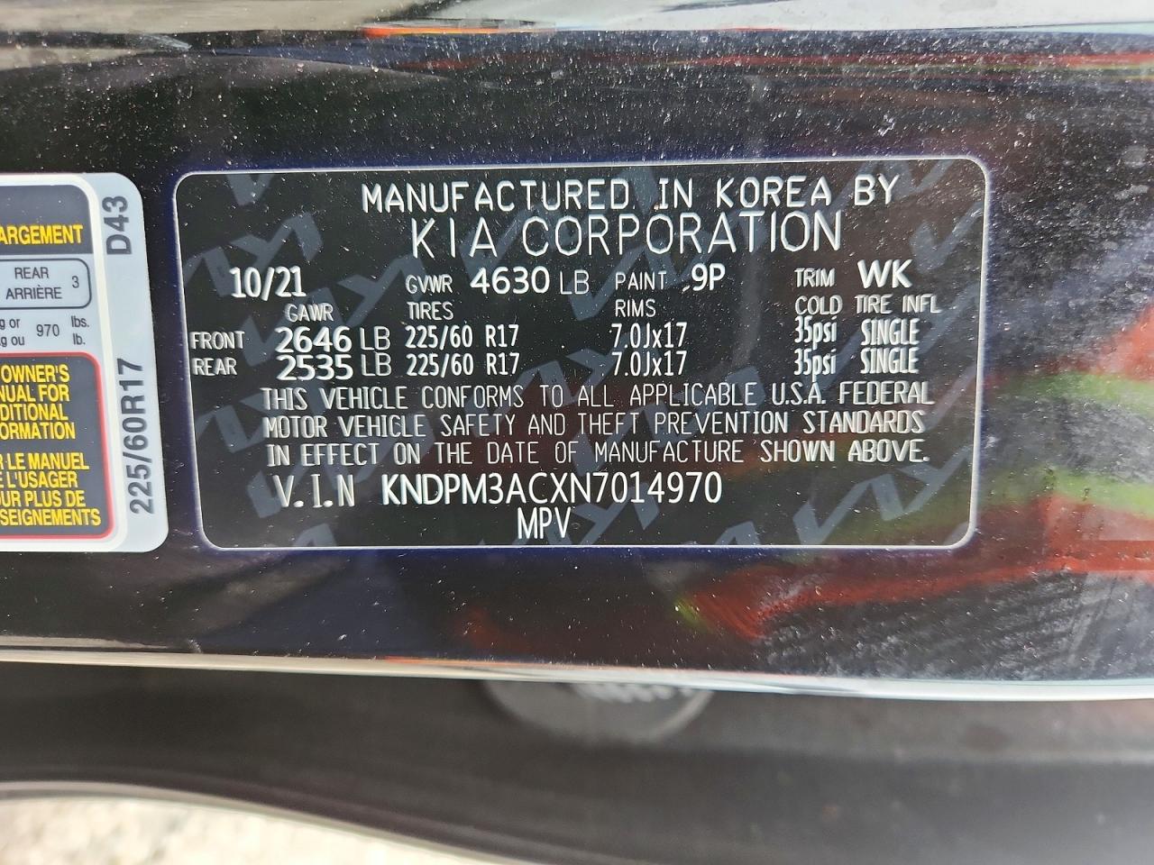 Kia Sportage Lx