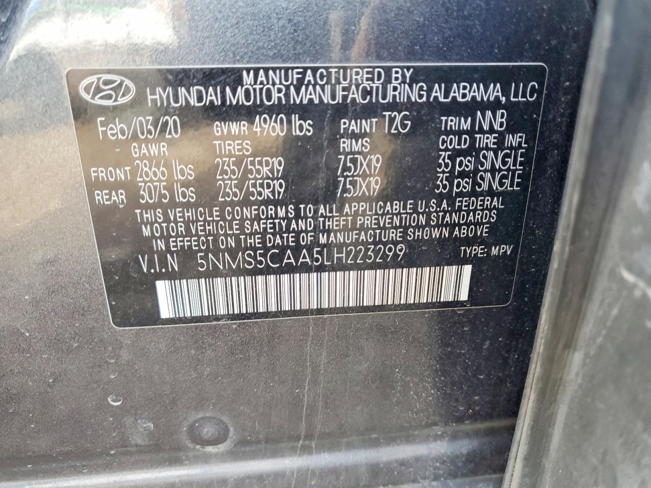 Hyundai SANTA FE Limited 2.0t