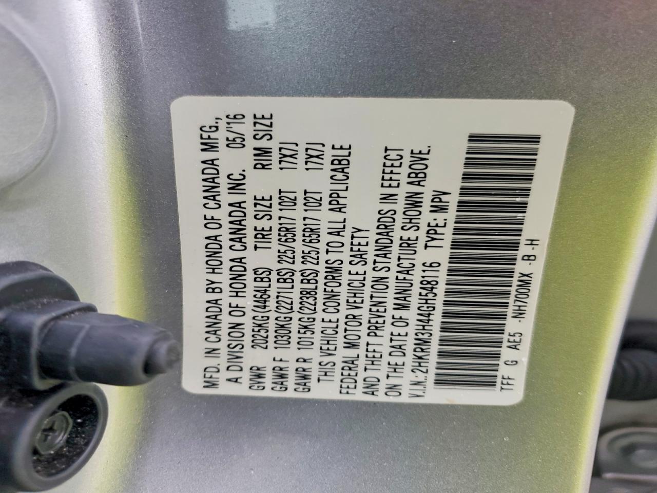 Honda Crv Se