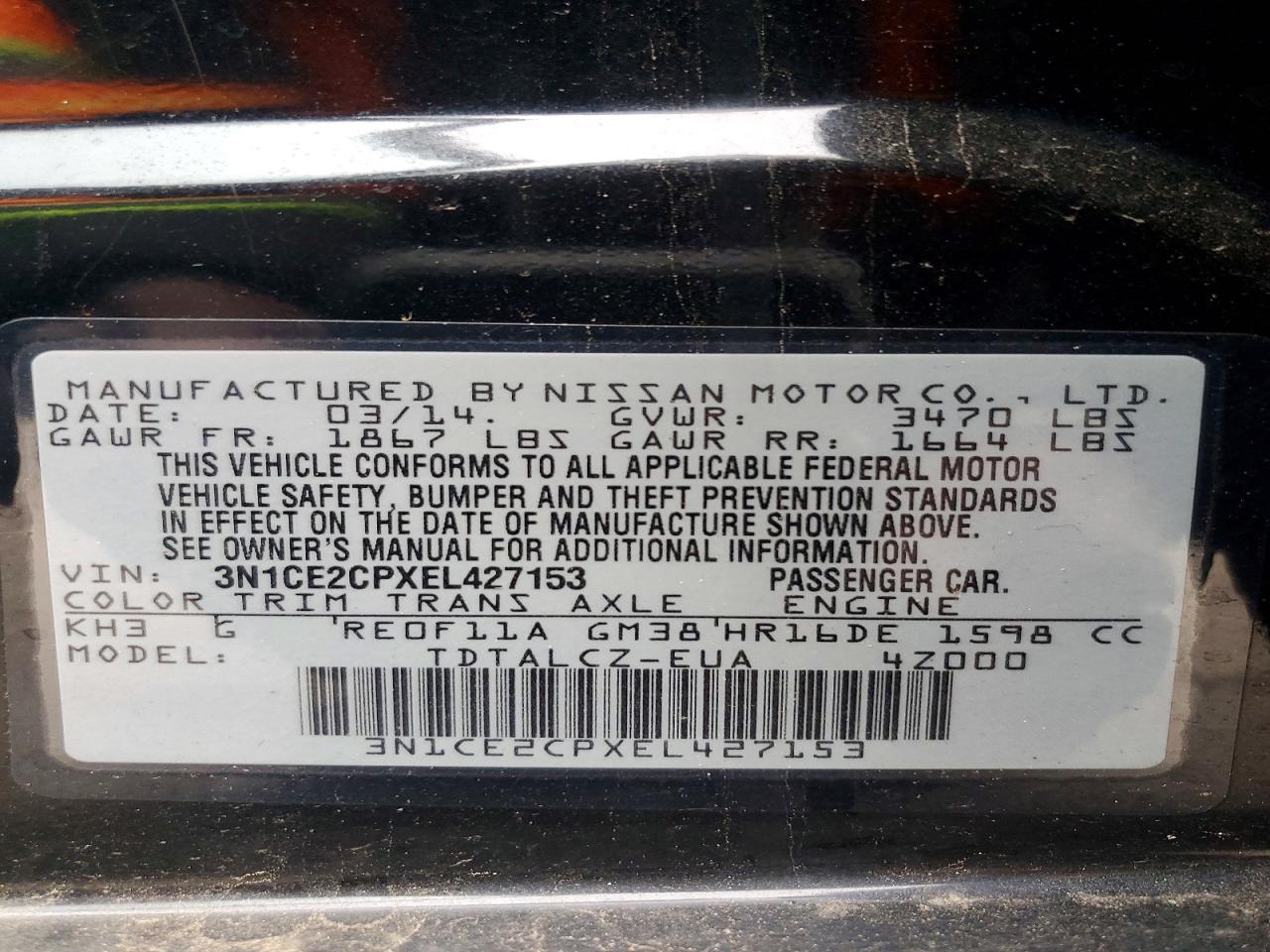 Nissan Versa S Plus