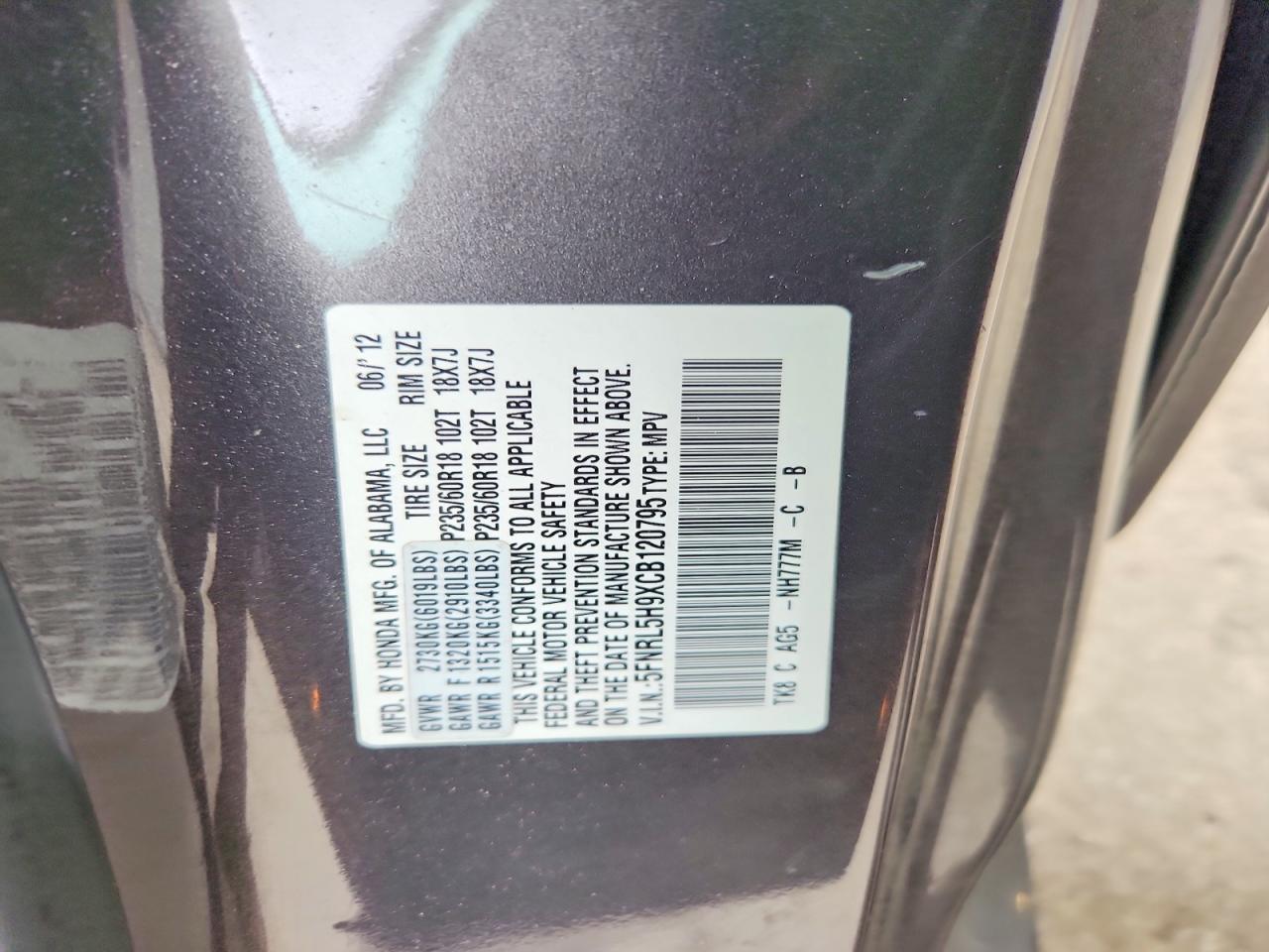 Honda Odyssey Touring