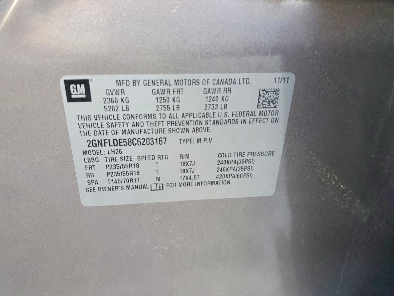 Chevrolet Equinox Lt