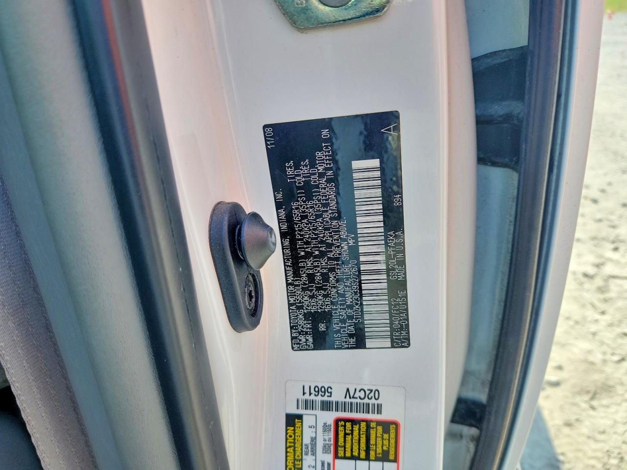 Toyota Sienna Le 7-passenger