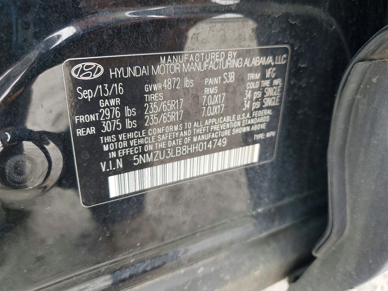 Hyundai SANTA FE 2.4l