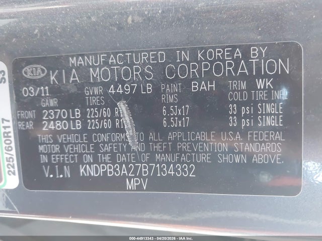 Kia Sportage Lx