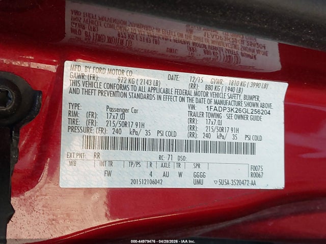 Ford Focus Se