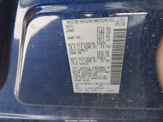 Nissan Pathfinder Sv
