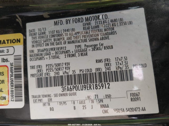 Ford Fusion Se