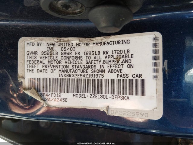 Toyota Corolla S