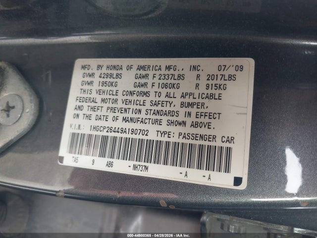 Honda Accord 2.4 Lx-p