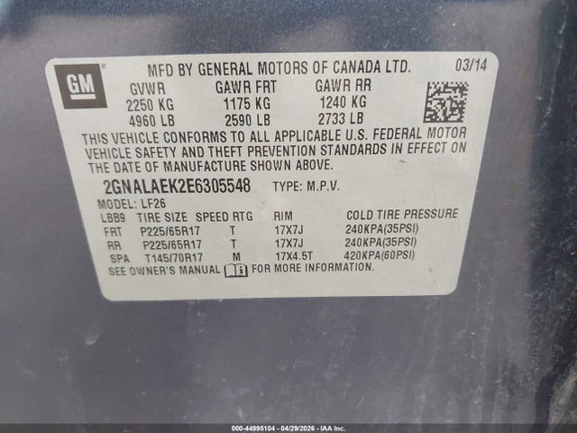 Chevrolet Equinox Ls