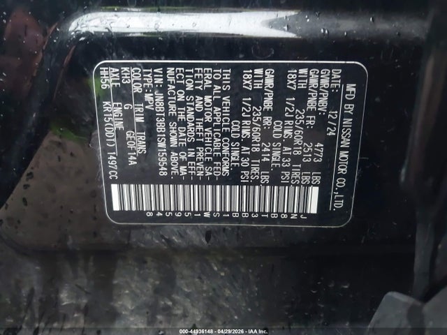 Nissan Rogue Sv Intelligent Awd