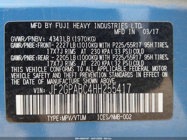 Subaru Crosstrek 2.0i Premium