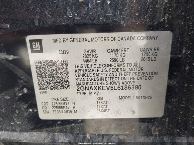 Chevrolet Equinox Fwd Lt 1.5l Turbo