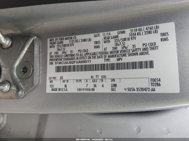 Ford Escape Titanium