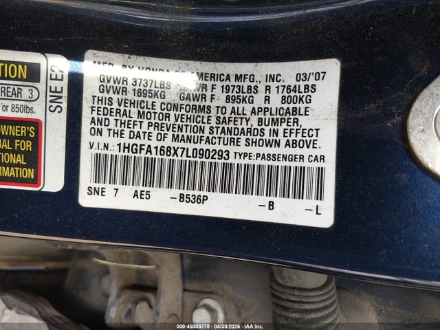 Honda Civic Ex