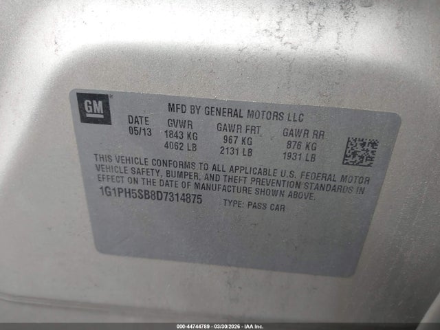 Chevrolet Cruze Eco Auto