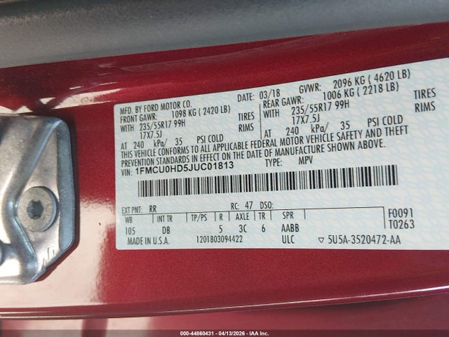 Ford Escape Sel
