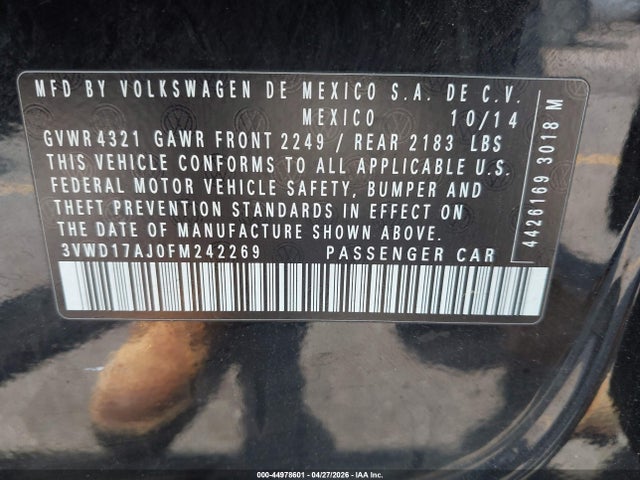Volkswagen Jetta 1.8t Se
