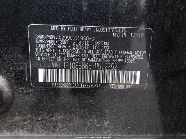 Subaru Impreza 2.5i Premium