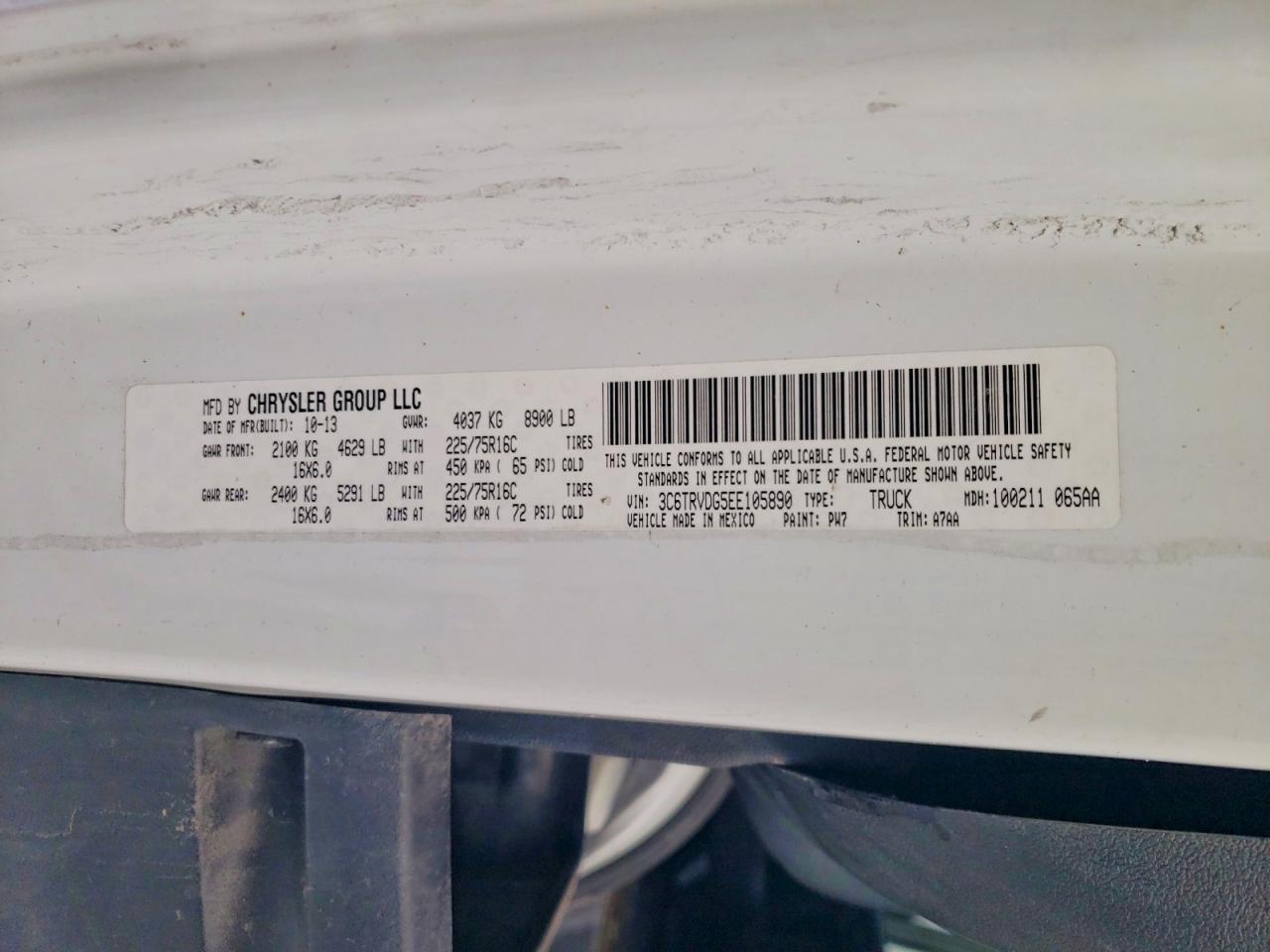 Ram Promaster 1500 High