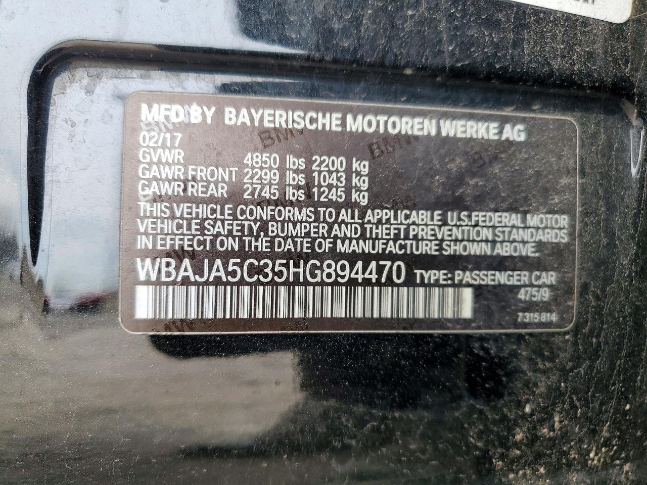 BMW 5 Series I