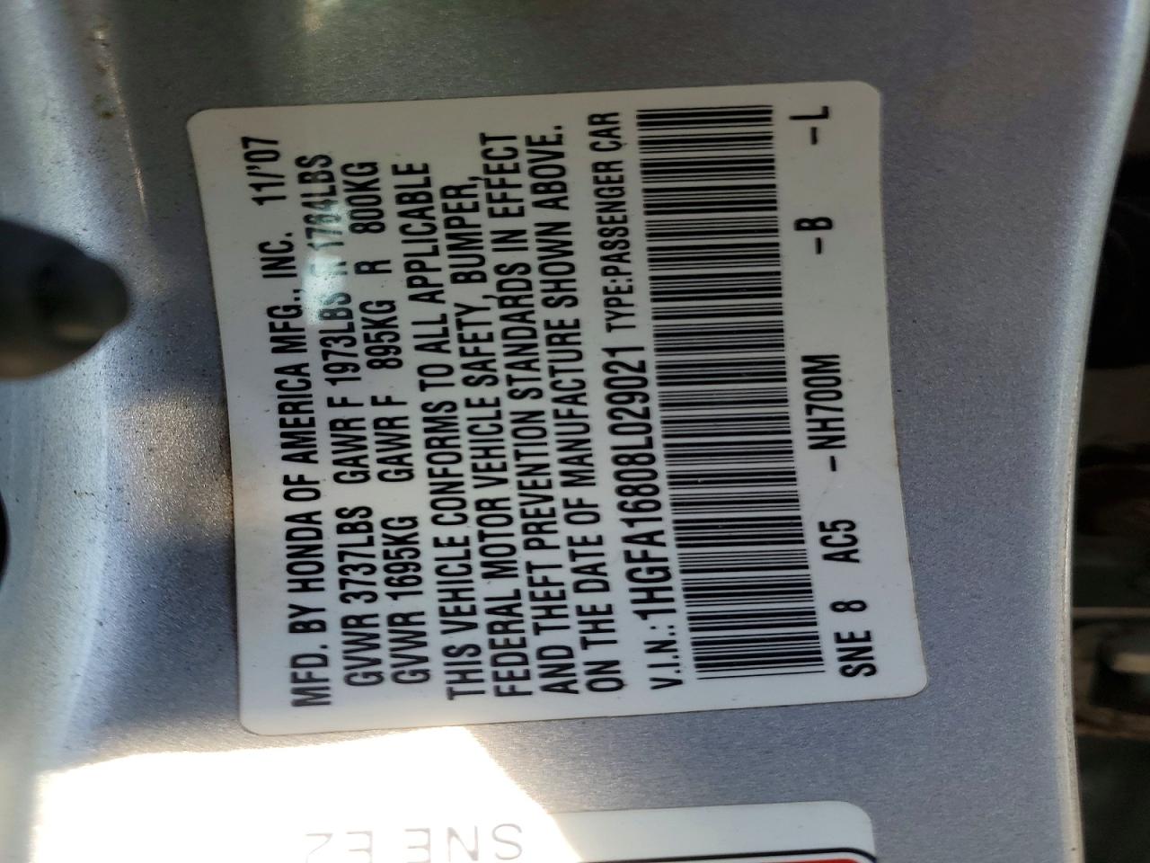 Honda Civic Ex