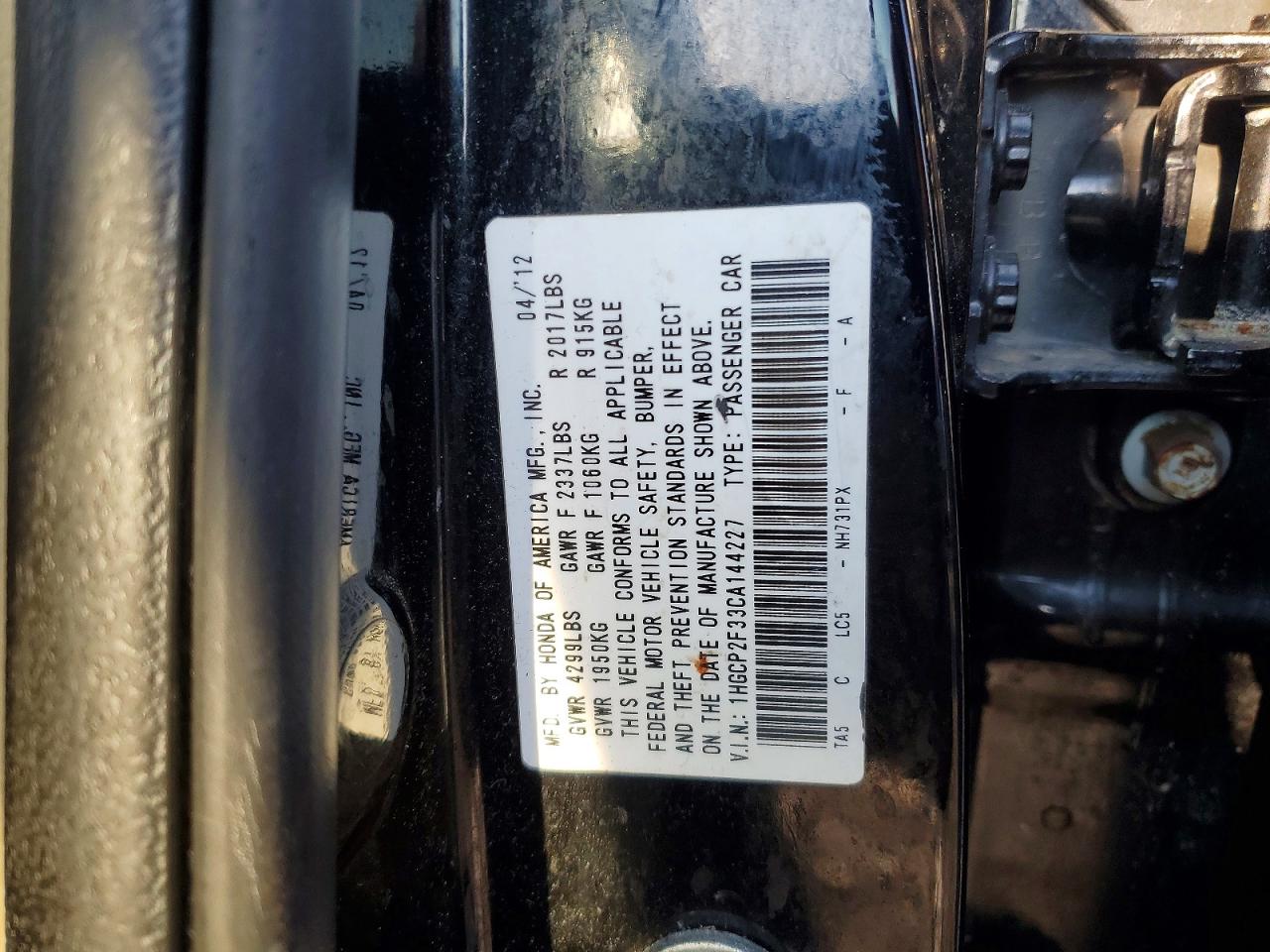Honda Accord Lx
