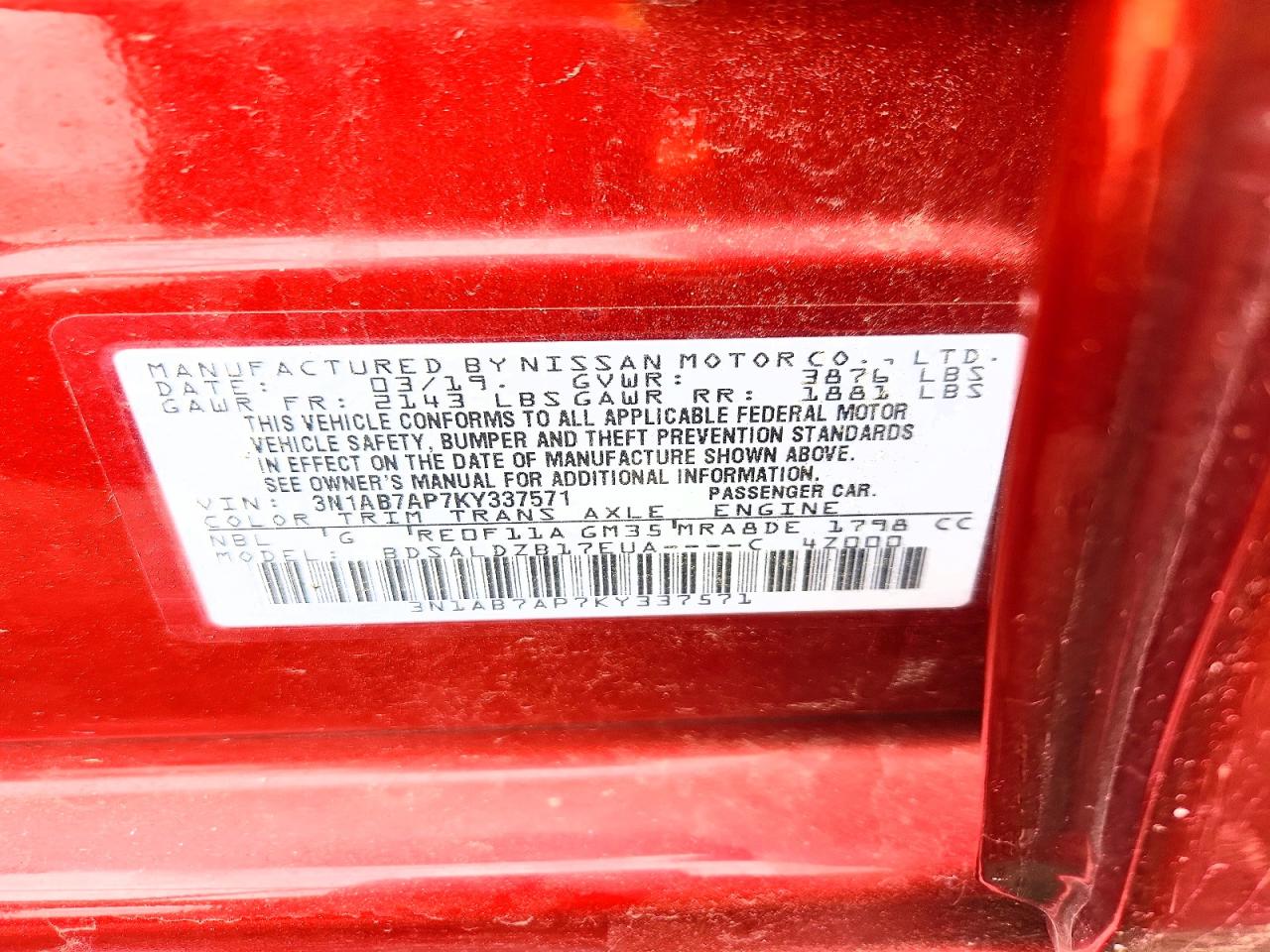 Nissan Sentra Sv
