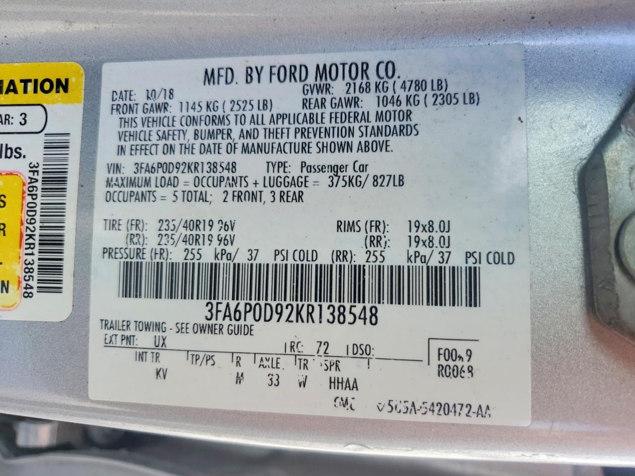 Ford Fusion Titanium