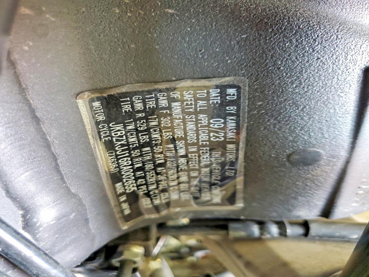 Kawasaki Zx636 K K