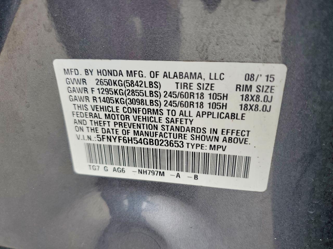 Honda Pilot Exl