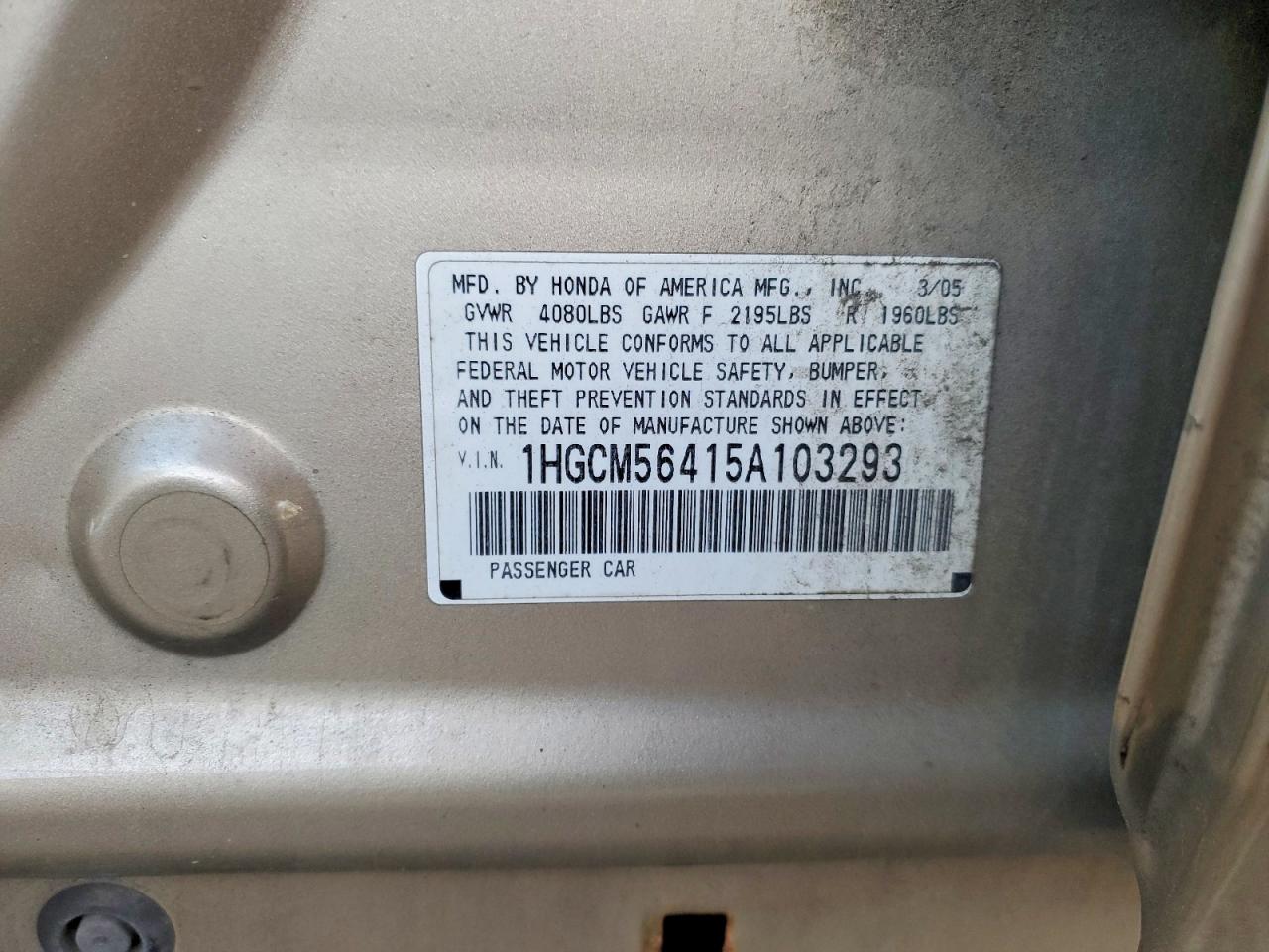Honda Accord Lx