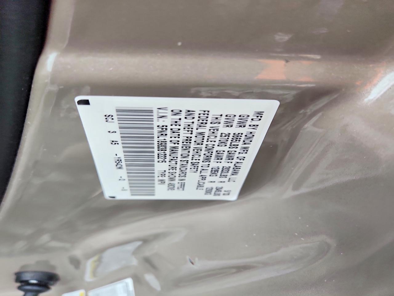 Honda Odyssey Exl